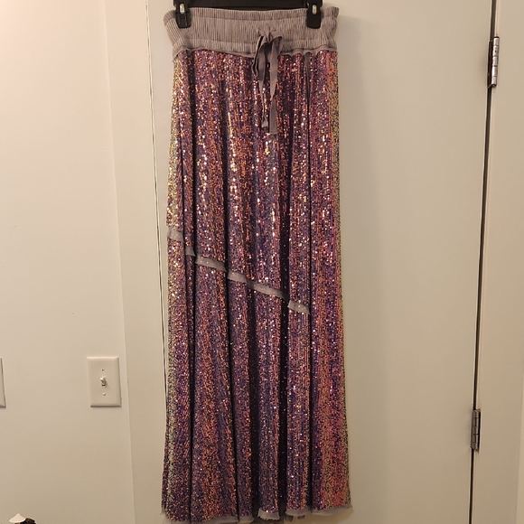 Free People Dresses & Skirts - Free People Sequin Maxi Skirt XS NWT